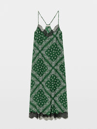 ZADIG & VOLTAIRE Respa Silk Bandana Dress in Meadow – Image 4