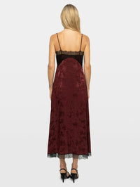 ZADIG & VOLTAIRE Ridar Jac Horses Dress in Cherry – Image 2
