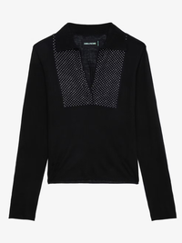Sally Diamante Cashmere Sweater by ZADIG & VOLTAIRE - View 7