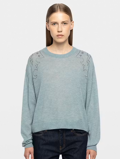 Swapy Cashmere Sweater in Frozen