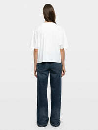 ZADIG & VOLTAIRE Taida Bc Heart Rnr Strass Tee in White - 2