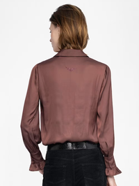 Thely Satin Shirt by ZADIG & VOLTAIRE - View 2