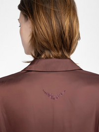 Thely Satin Shirt by ZADIG & VOLTAIRE - View 3