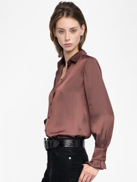 Thely Satin Shirt by ZADIG & VOLTAIRE - View 4