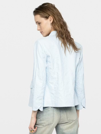 Veryn Crinkled Leather Blazer by ZADIG & VOLTAIRE - View 3