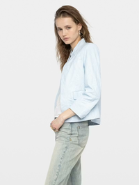 Veryn Crinkled Leather Blazer by ZADIG & VOLTAIRE - View 5