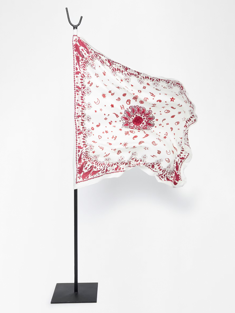 Blondie 85 Silk Scarf in Fierce