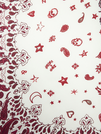 Blondie 85 Silk Scarf in Fierce