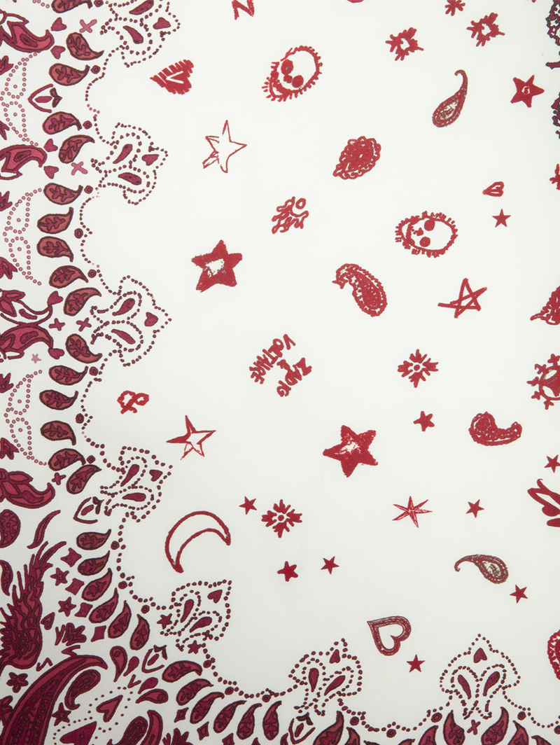 Blondie 85 Silk Scarf in Fierce