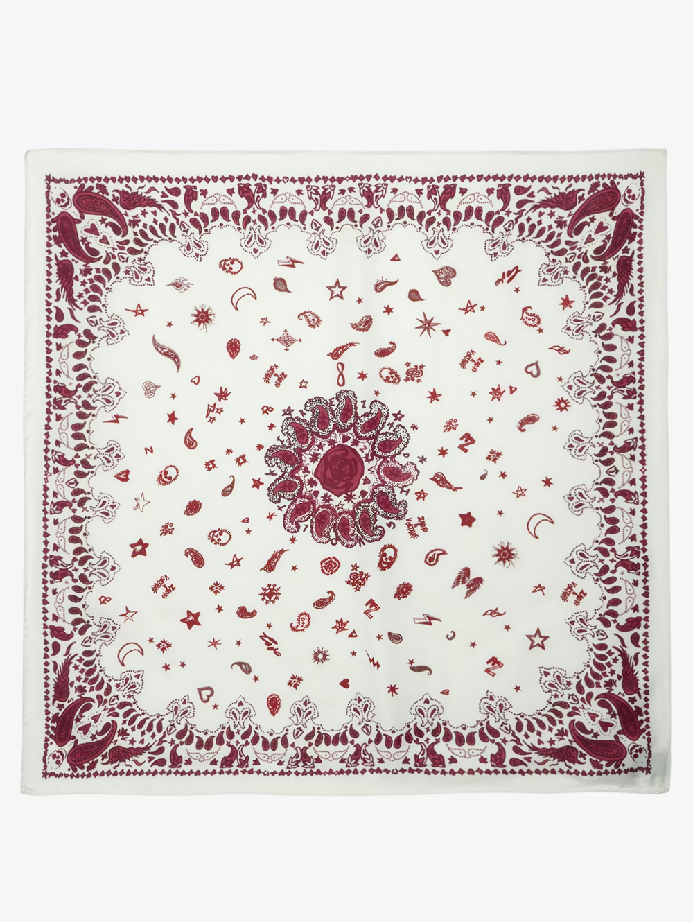 Blondie 85 Silk Scarf in Fierce