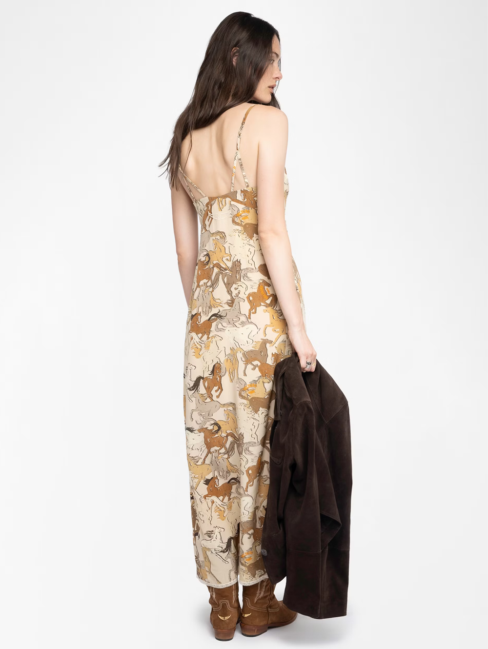 Ramelil Silk Horses Dress