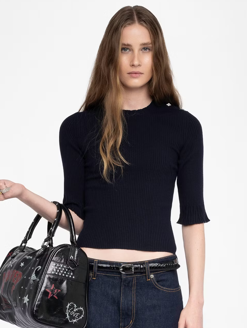 Fobee Short Sleeve Sweater