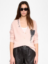 Mirkaz Hearts Cashmere Cardigan
