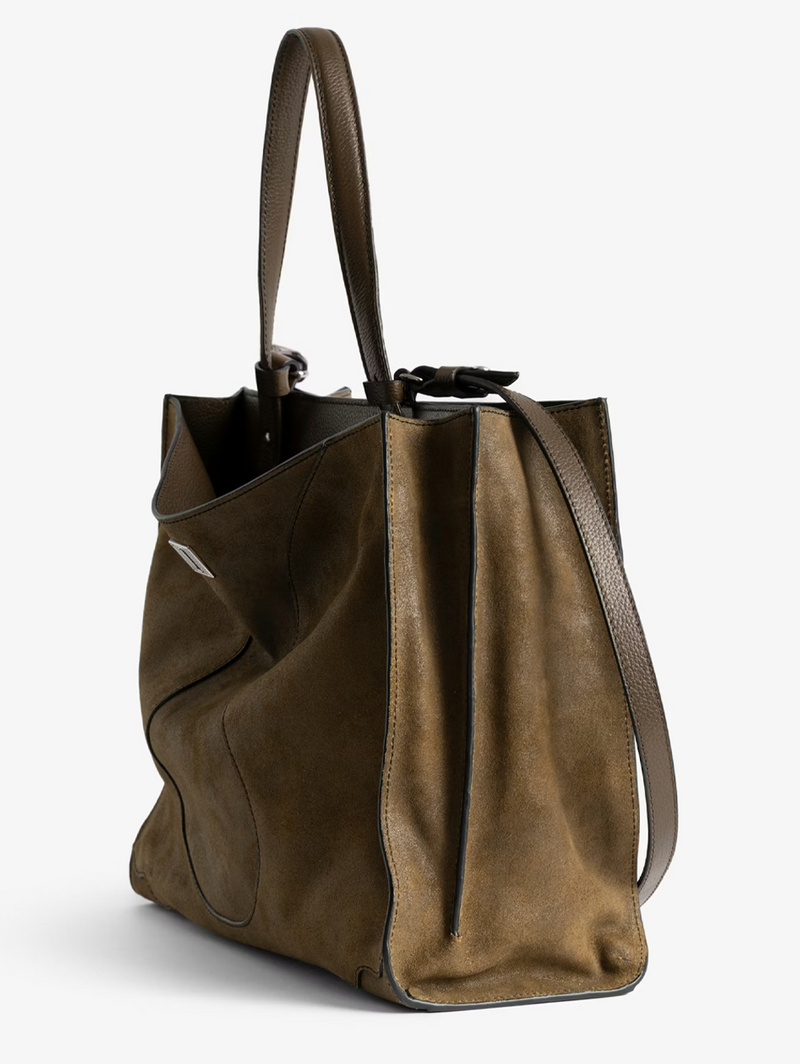 Jack Suede Bag in Wood