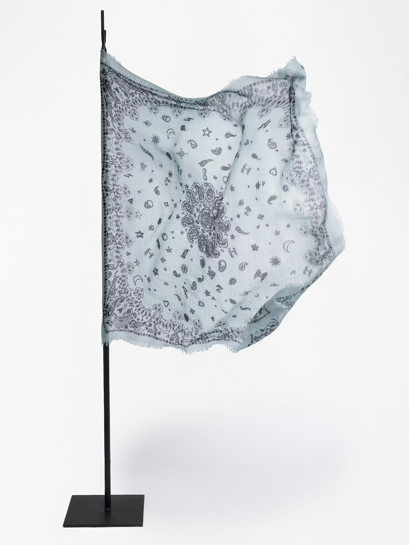 Nuage Bandana Scarf in Baby Blue