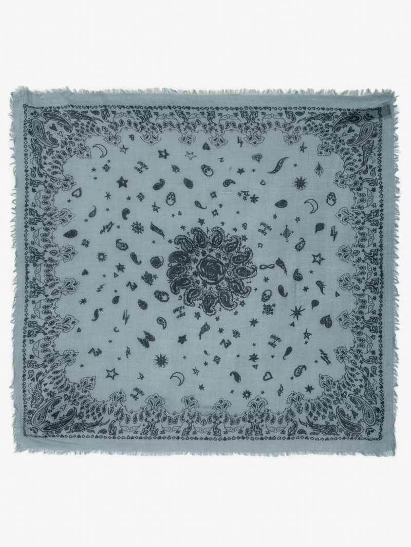 Nuage Bandana Scarf in Baby Blue