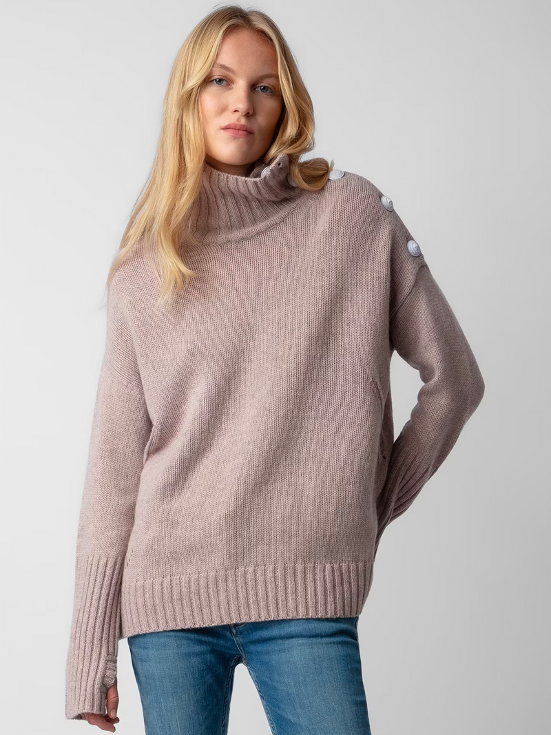 Alma Cashmere Turtleneck Sweater