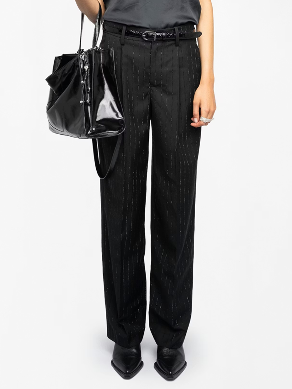 Puros Tailored Rhinestone Pants