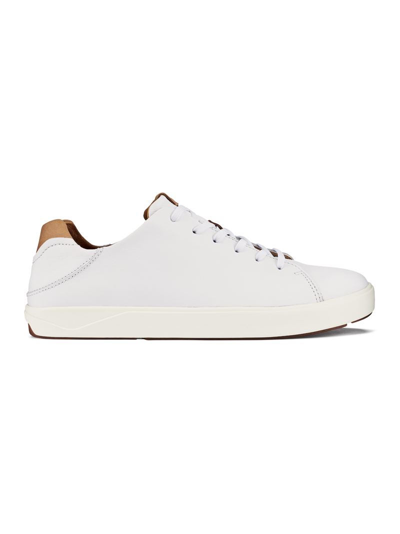 Lae‘ahi Lī ‘Ili Leather Sneaker in White