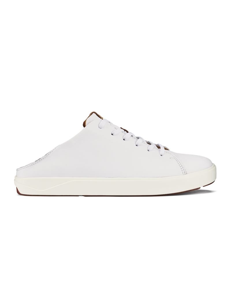 Lae‘ahi Lī ‘Ili Leather Sneaker in White