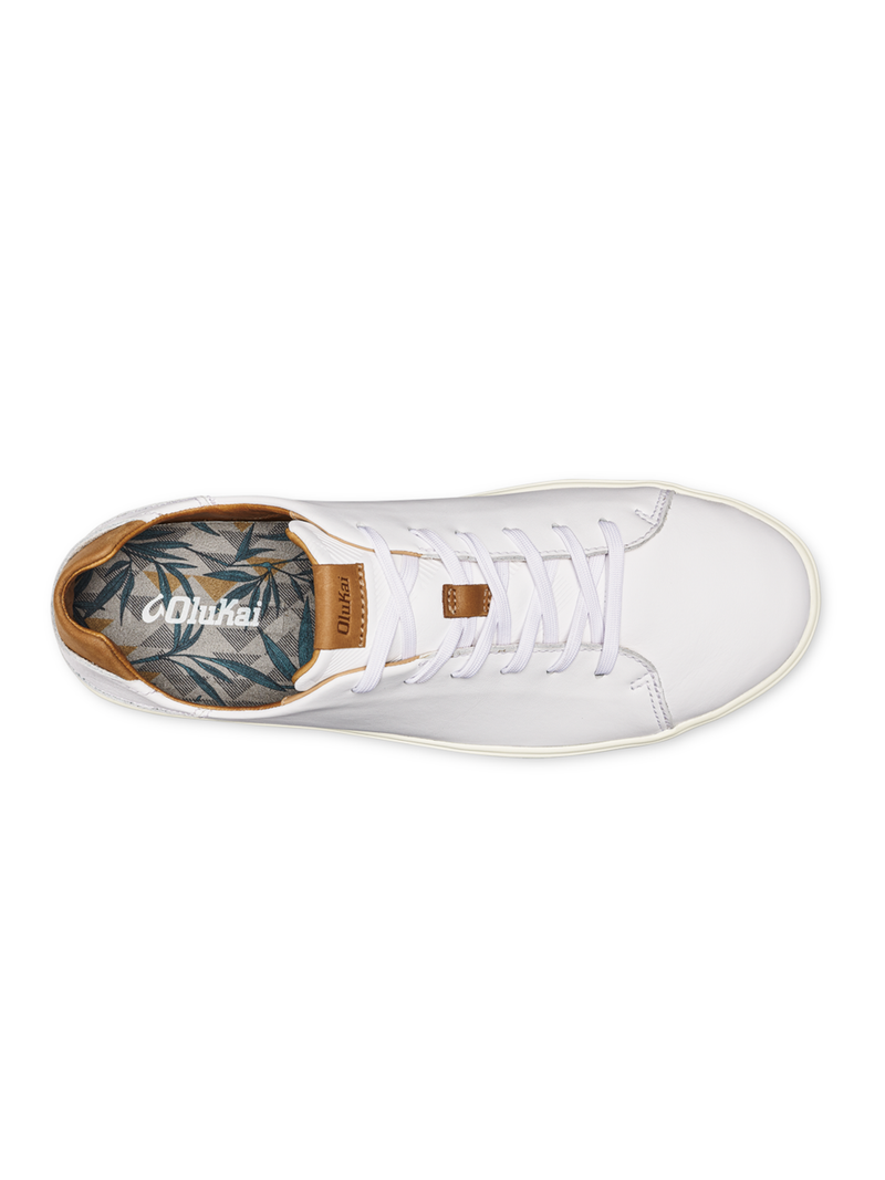 Lae‘ahi Lī ‘Ili Leather Sneaker in White