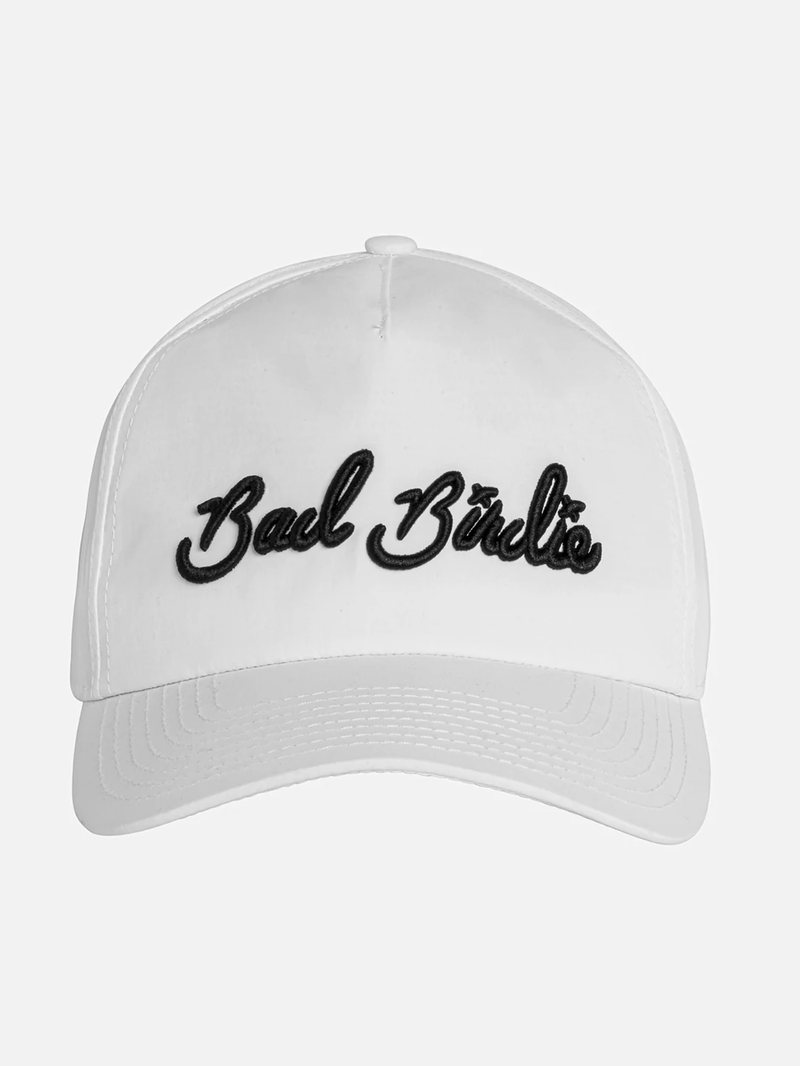 Script Hat in White