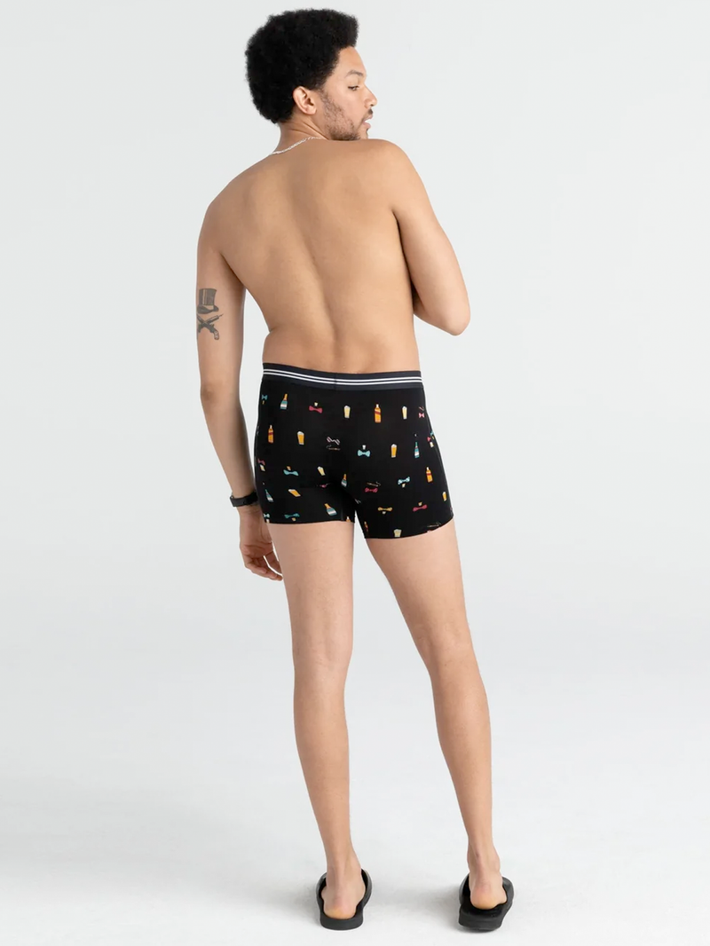 Vibe Super Soft Boxer Brief Black Bowties N Booze