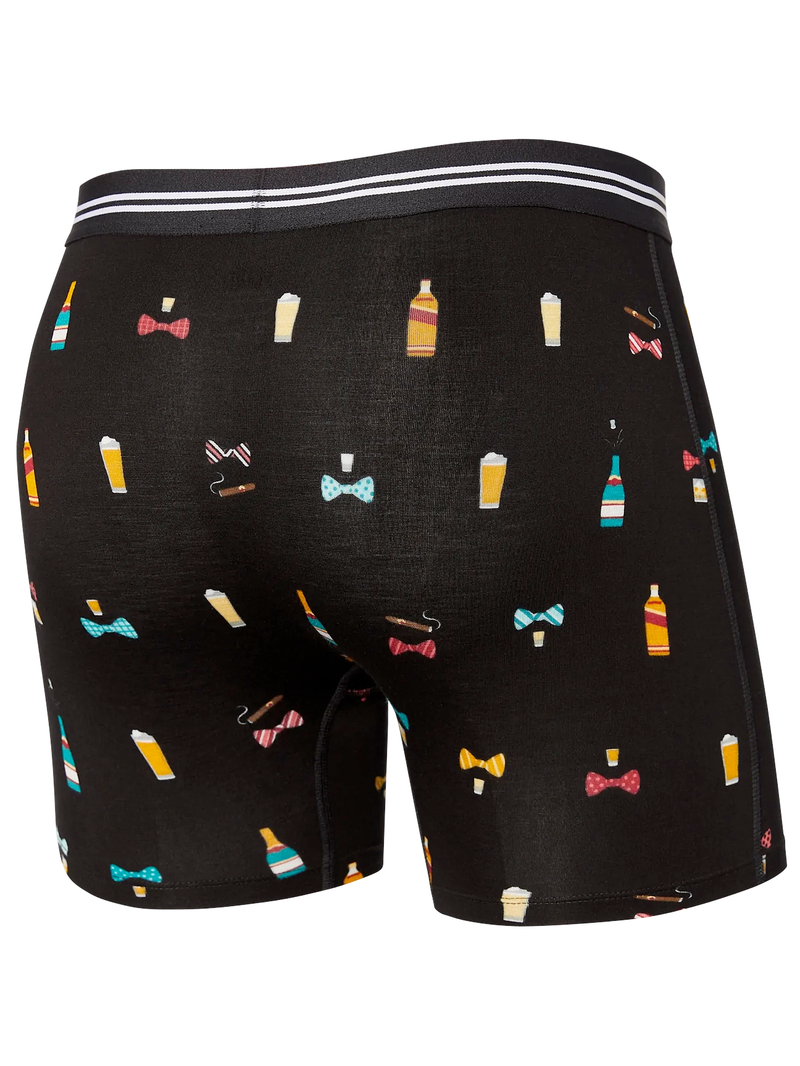 Vibe Super Soft Boxer Brief Black Bowties N Booze