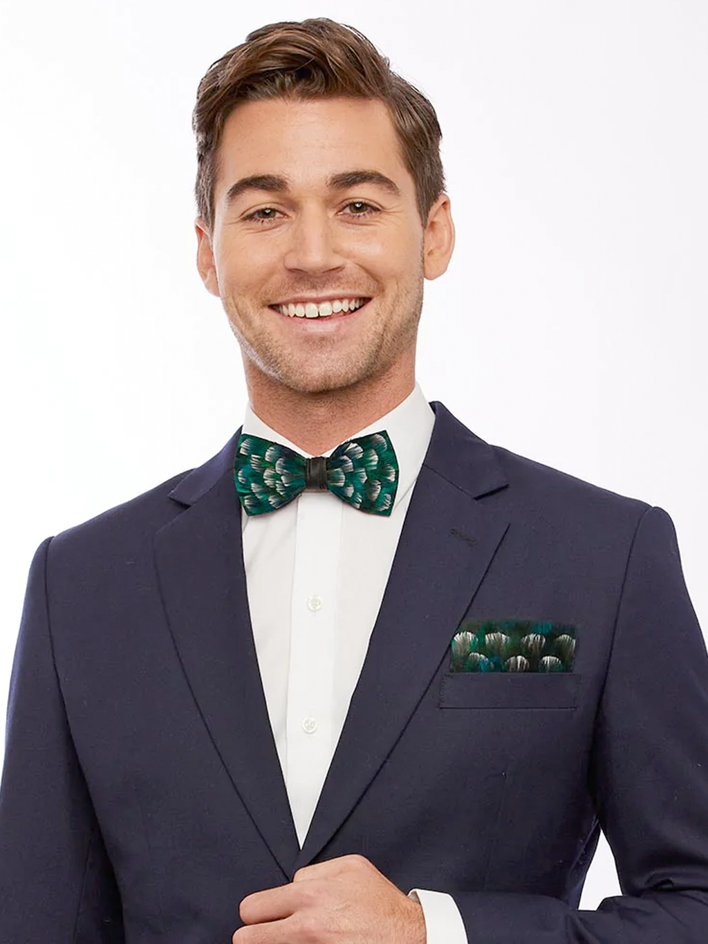 Willingham Feather Pocket Square