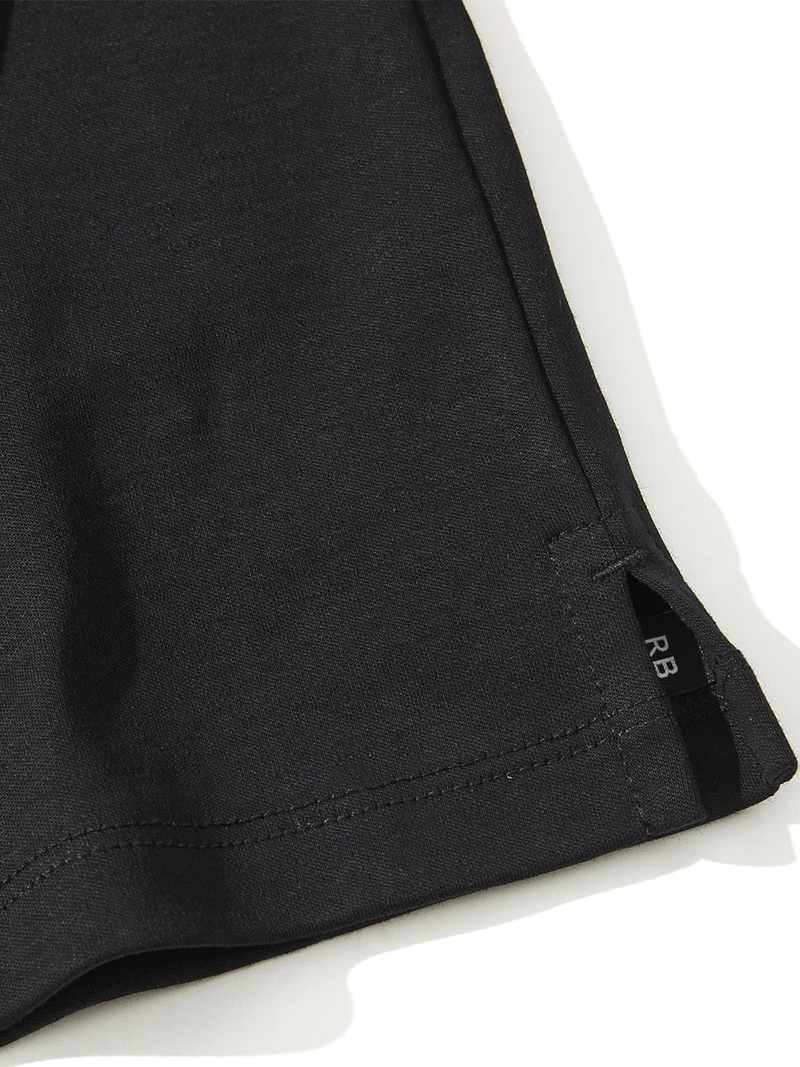 Short Sleeve Crew in Black
