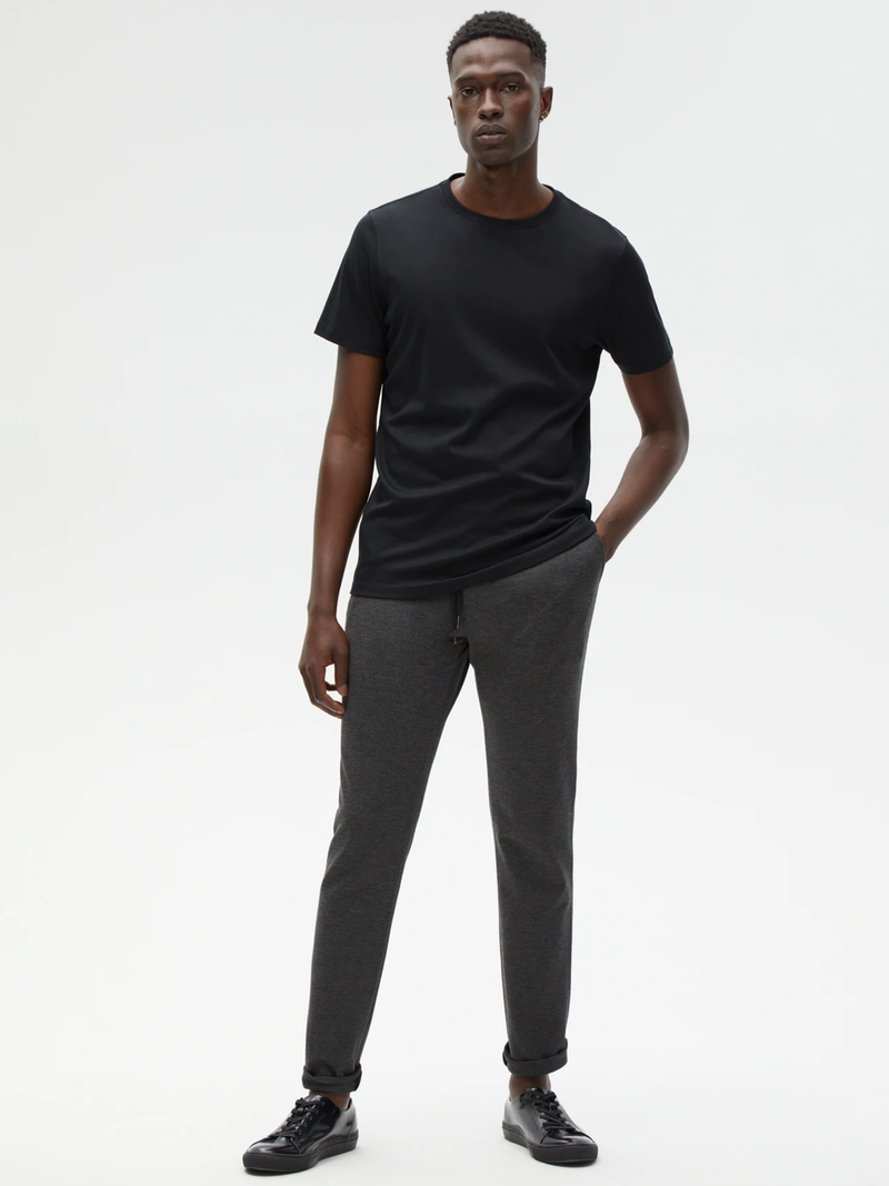 Short Sleeve Crew in Black
