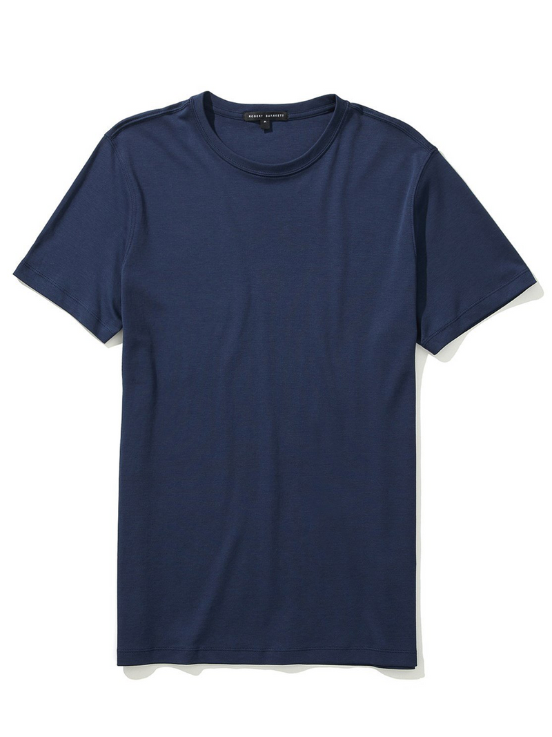Short Sleeve Crew in Blue Nite