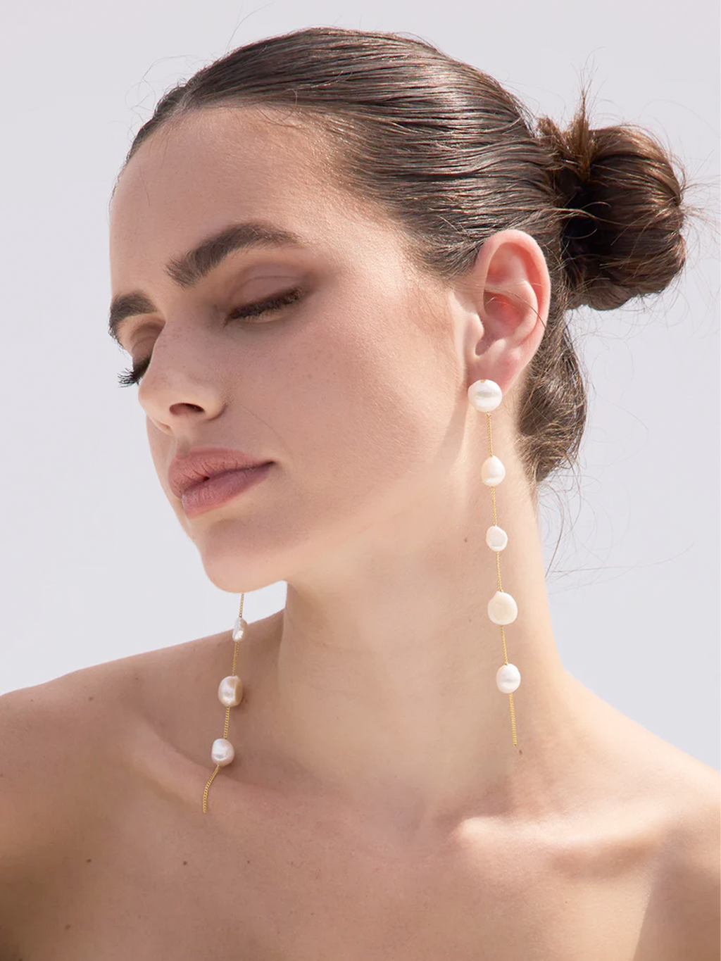 Pearl Atum Earring
