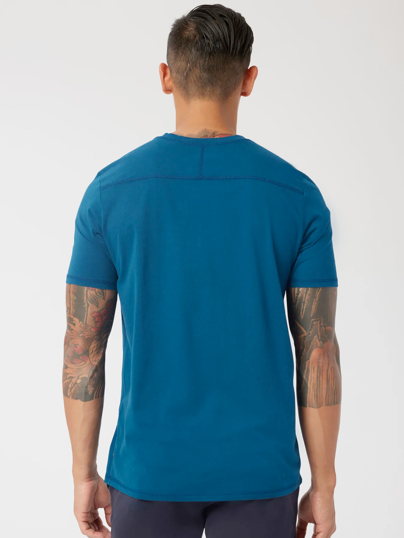 Victory V-Notch Tee in Sea