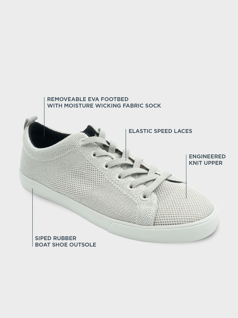 Techknit Sneaker in Gray