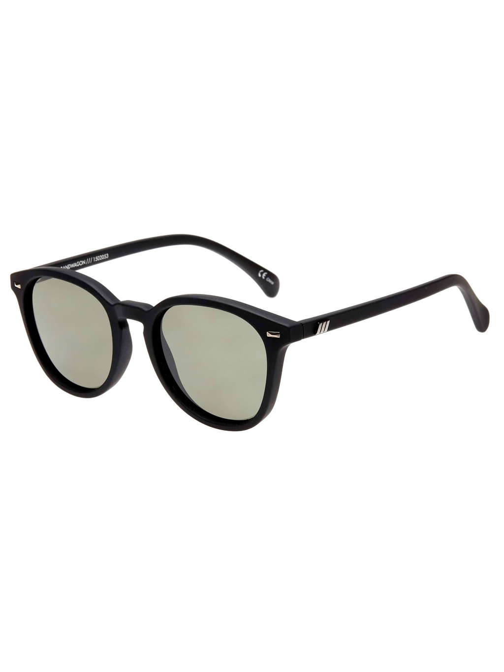 Bandwagon Black Rubber Sunglasses