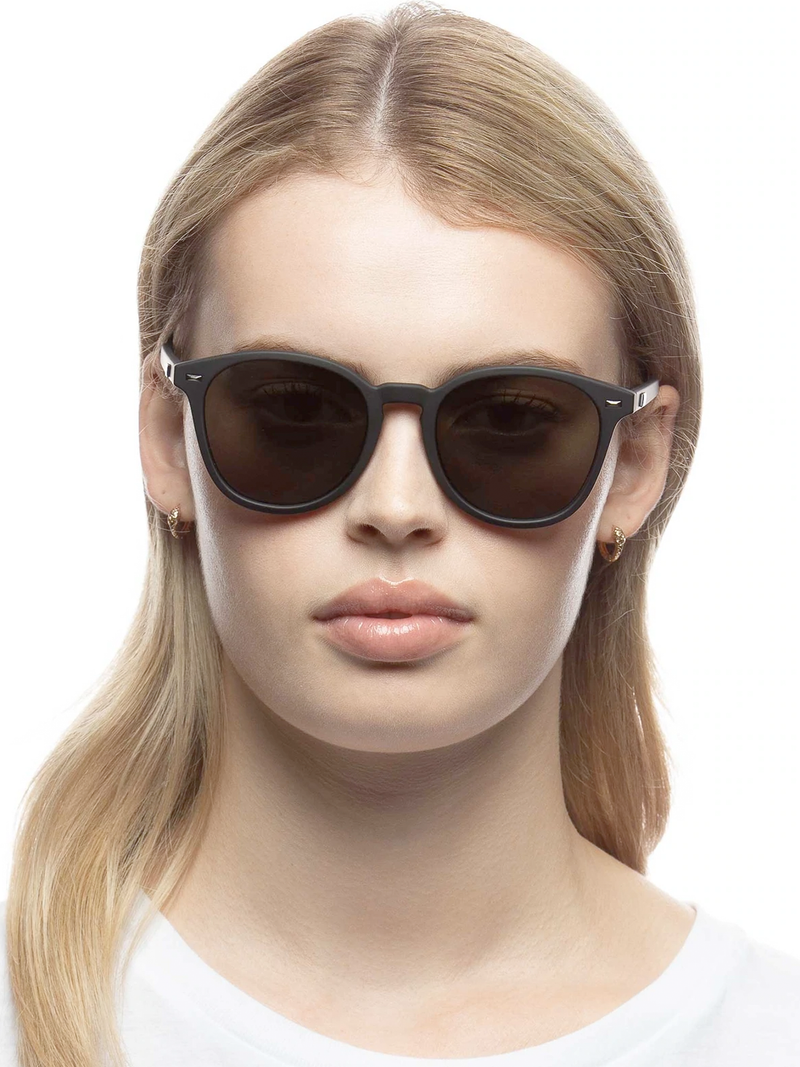 Bandwagon Black Rubber Sunglasses