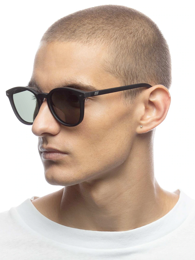 Bandwagon Black Rubber Sunglasses