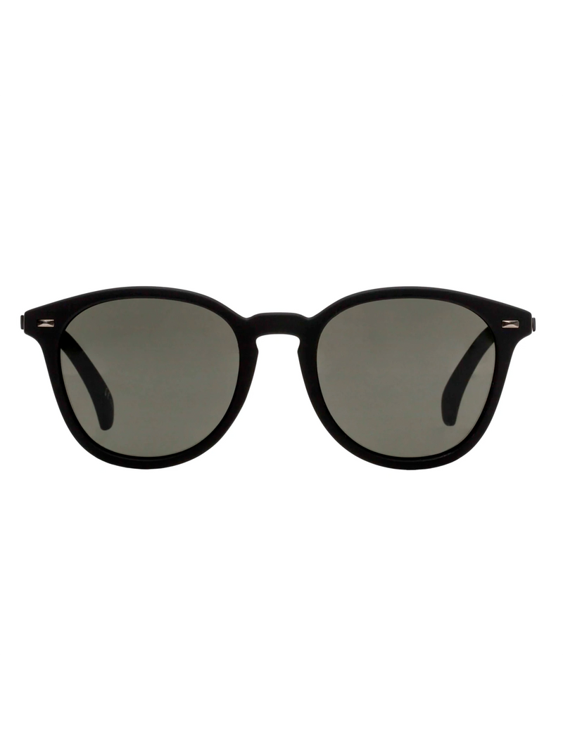 Bandwagon Black Rubber Sunglasses