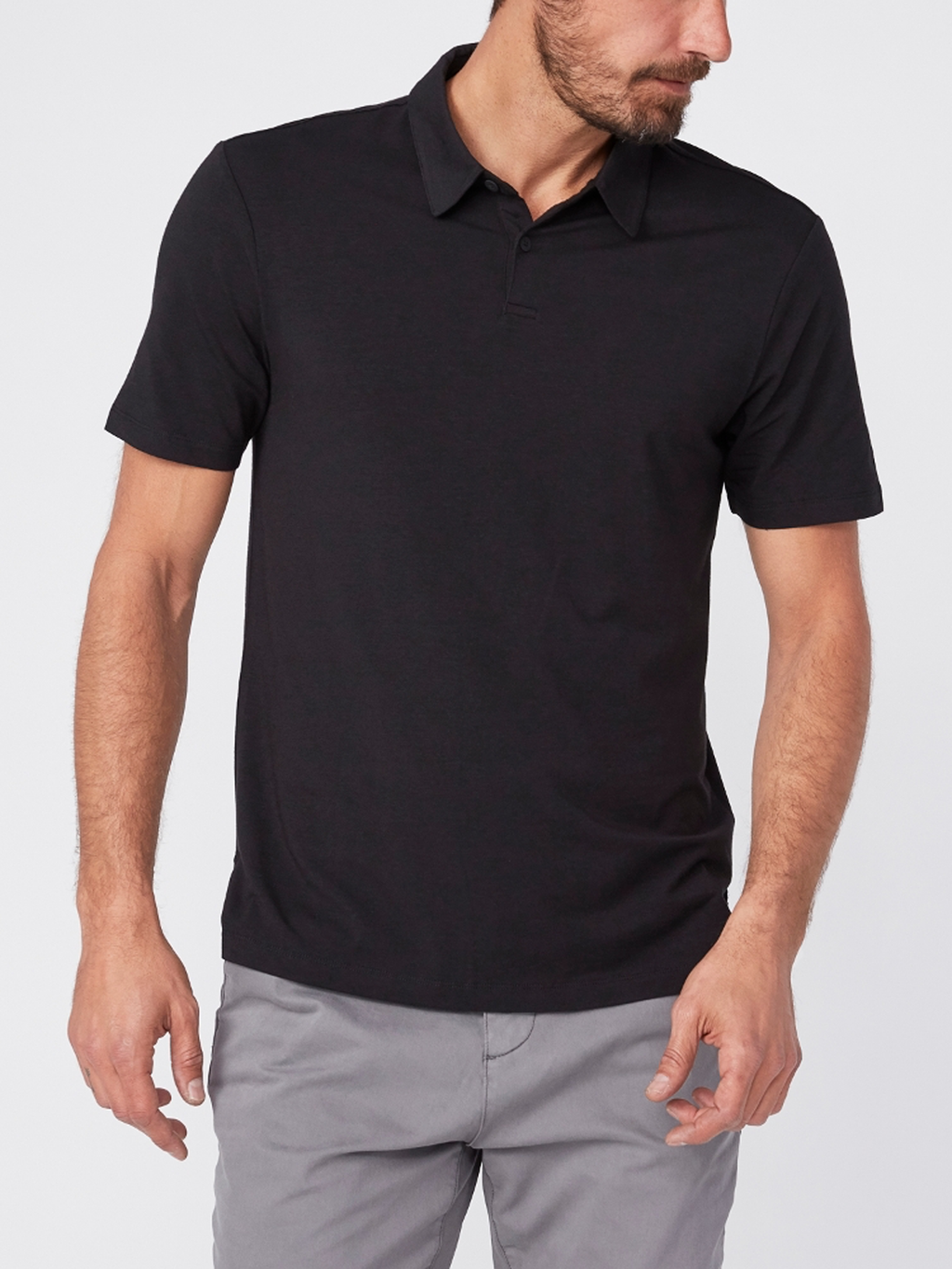 Burke Polo Shirt in Black