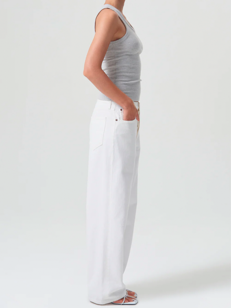 Poppy Scoopneck Tank in Grey Heather