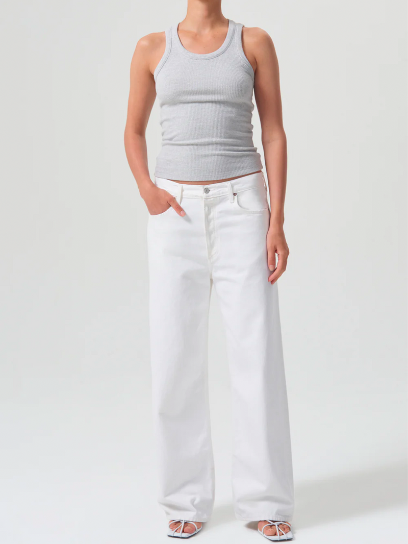 Poppy Scoopneck Tank in Grey Heather